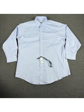 Brooks Brothers NWT Regent Fit Light Blue Button Down Shirt Size 17 2/3 Preppy